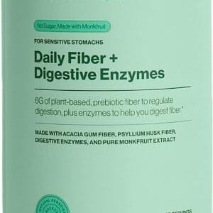 hilma daily fiber + digestive enzymes