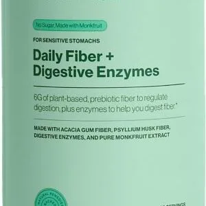 hilma daily fiber + digestive enzymes