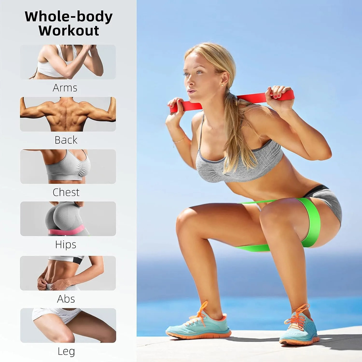 Resistance Bands Set for Home Workouts - Image 4