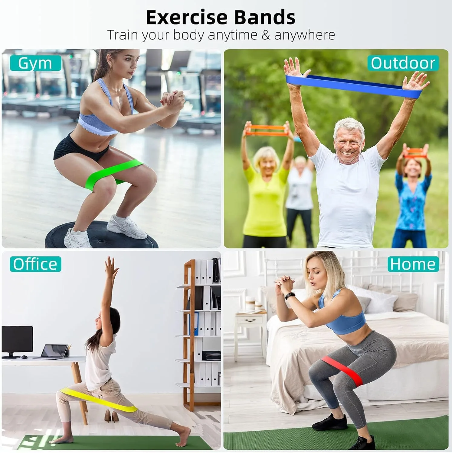 Resistance Bands Set for Home Workouts - Image 6