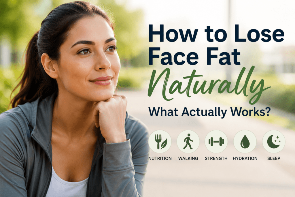 How to lose face fat naturally with healthy lifestyle habits