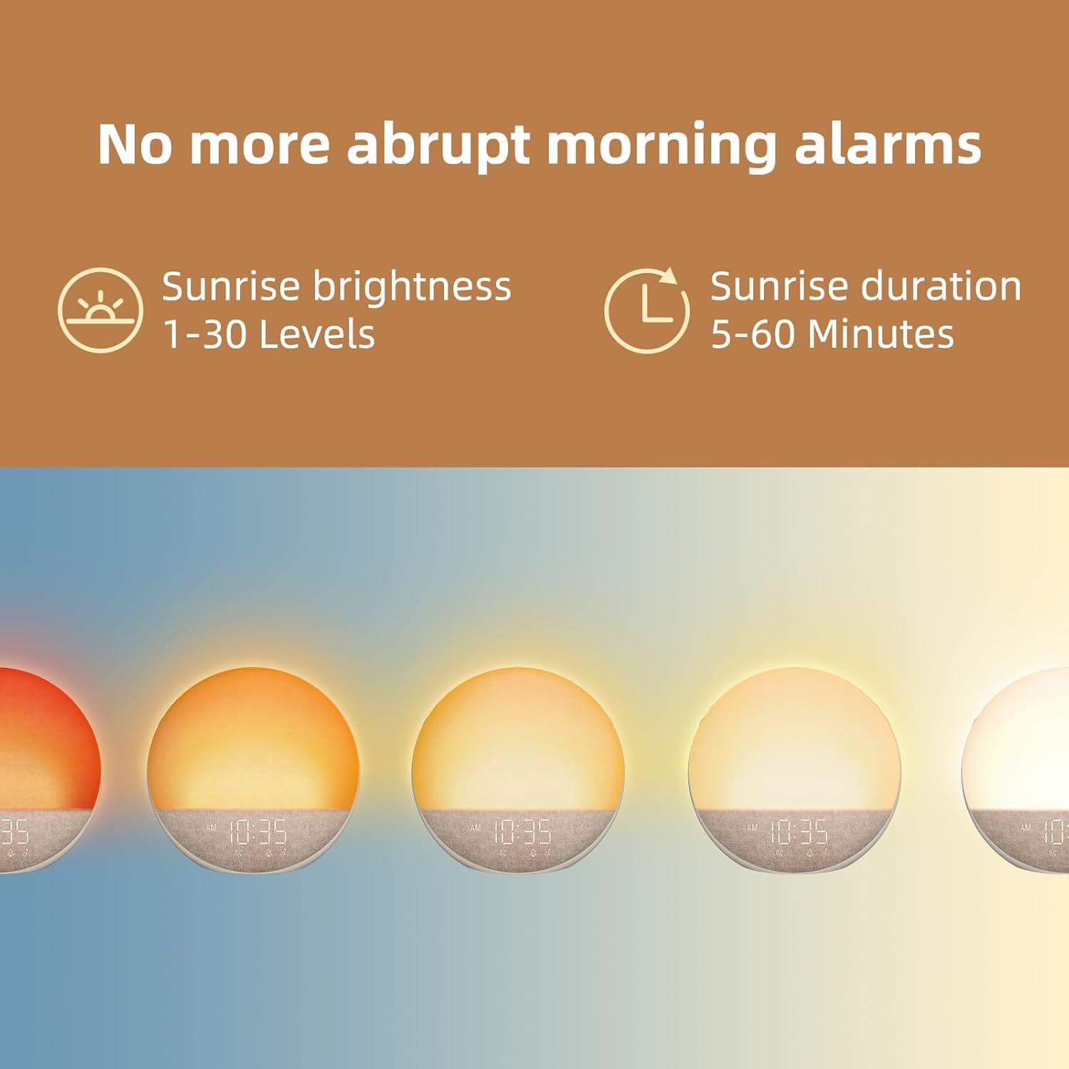 Odokee sunrise alarm clock with white noise review - Image 2