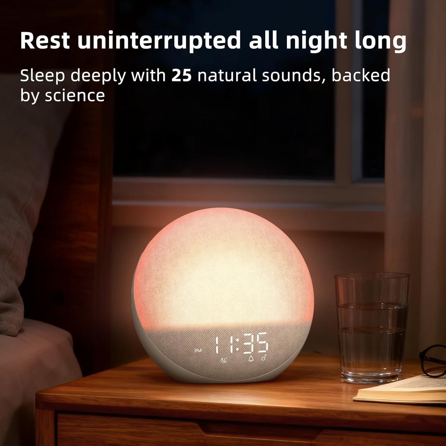 Odokee sunrise alarm clock with white noise review - Image 3