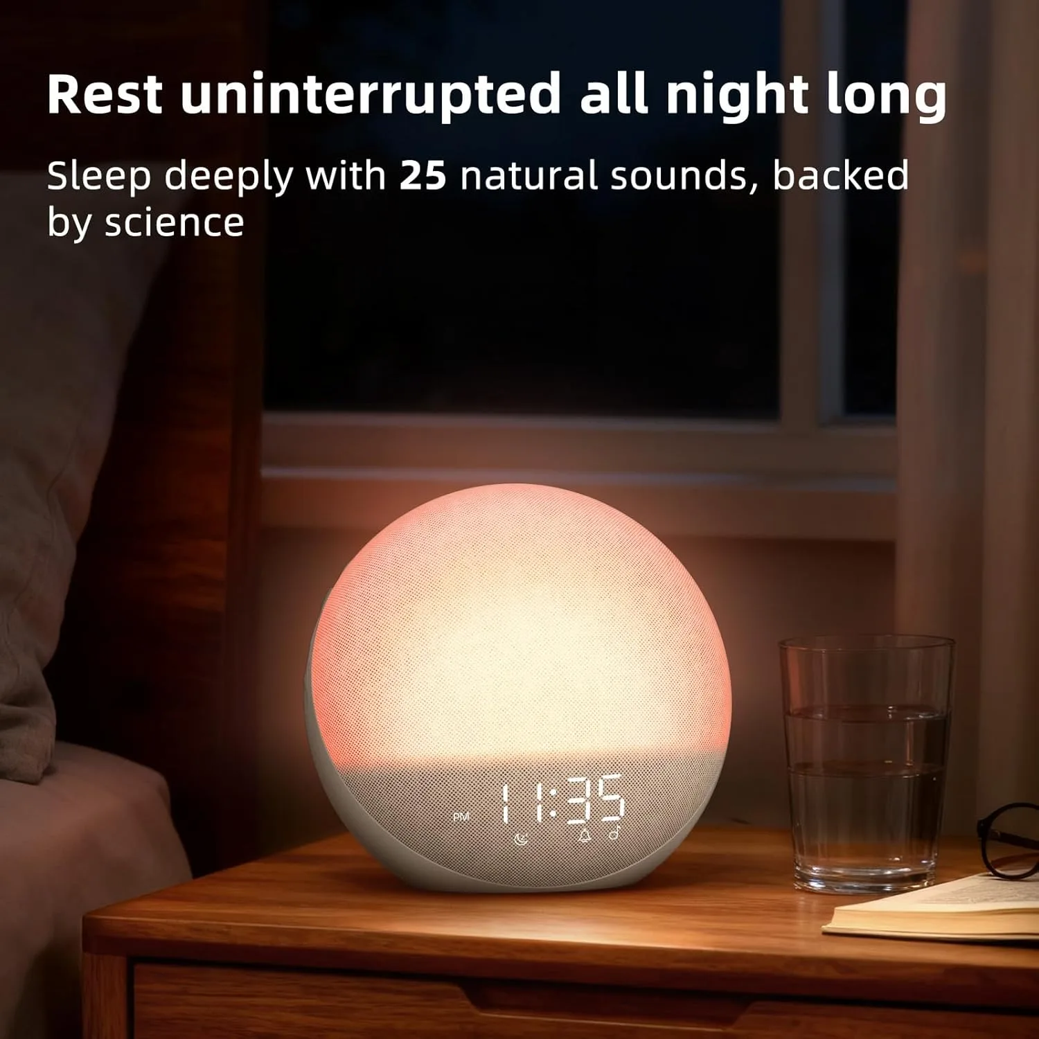 Odokee sunrise alarm clock with white noise review - Image 3