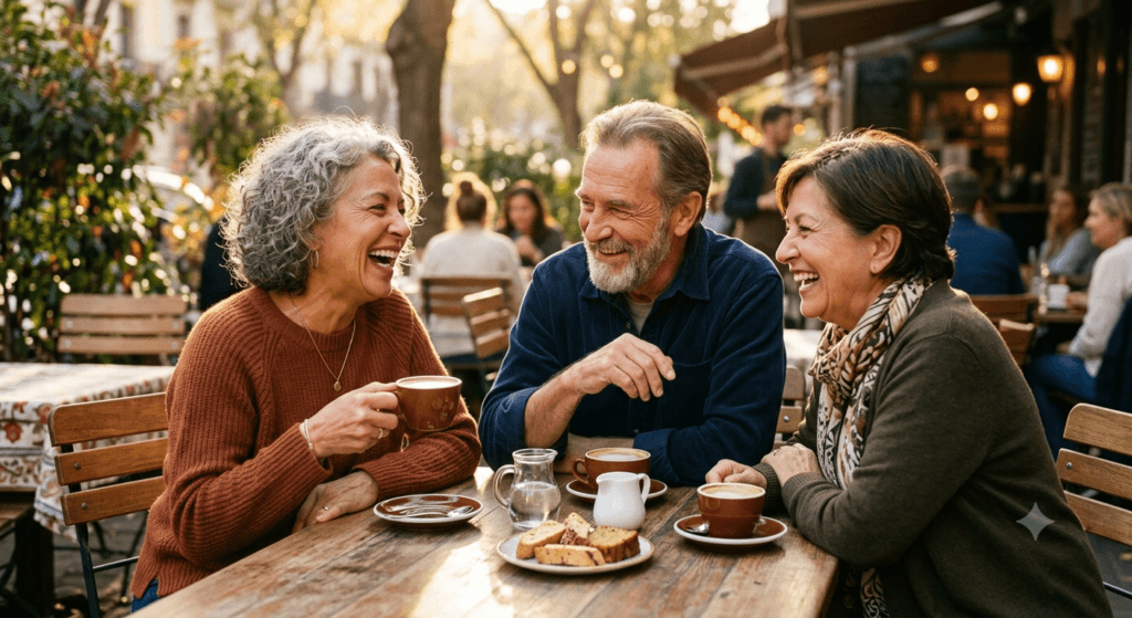 Strong social connections support emotional well-being during healthy aging