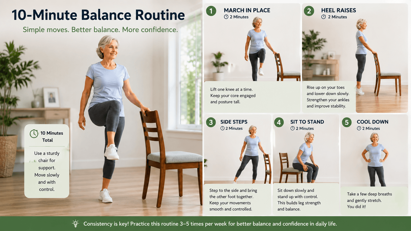 10 minute balance exercises for seniors at home