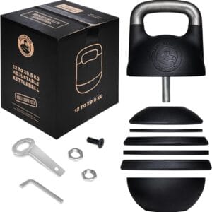 Adjustable Kettlebell Set [Bells of Steel] Kettle Bell Weight Set