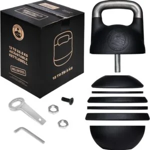 Adjustable Kettlebell Set [Bells of Steel] Kettle Bell Weight Set
