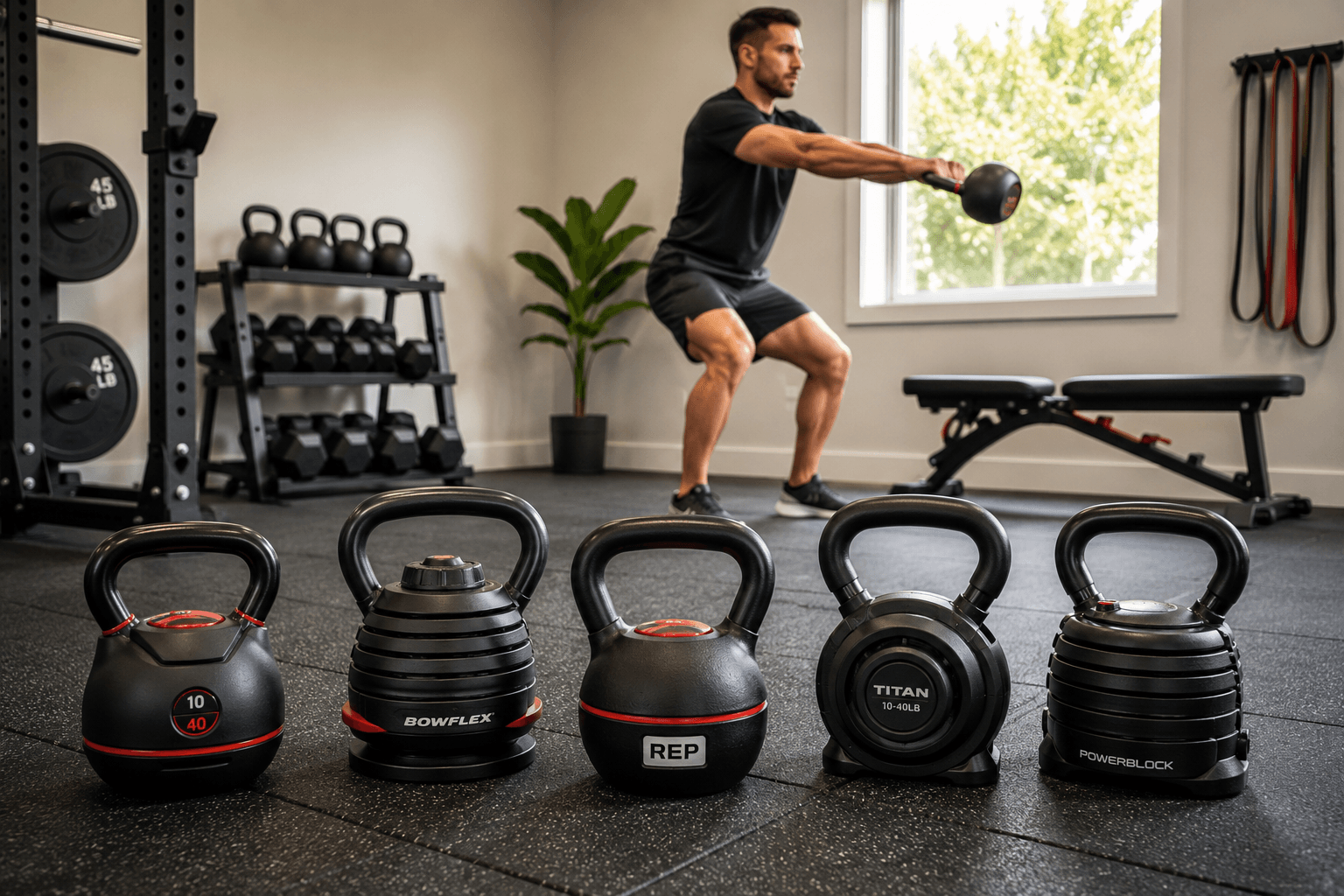 Best adjustable kettlebells for home workouts and strength training