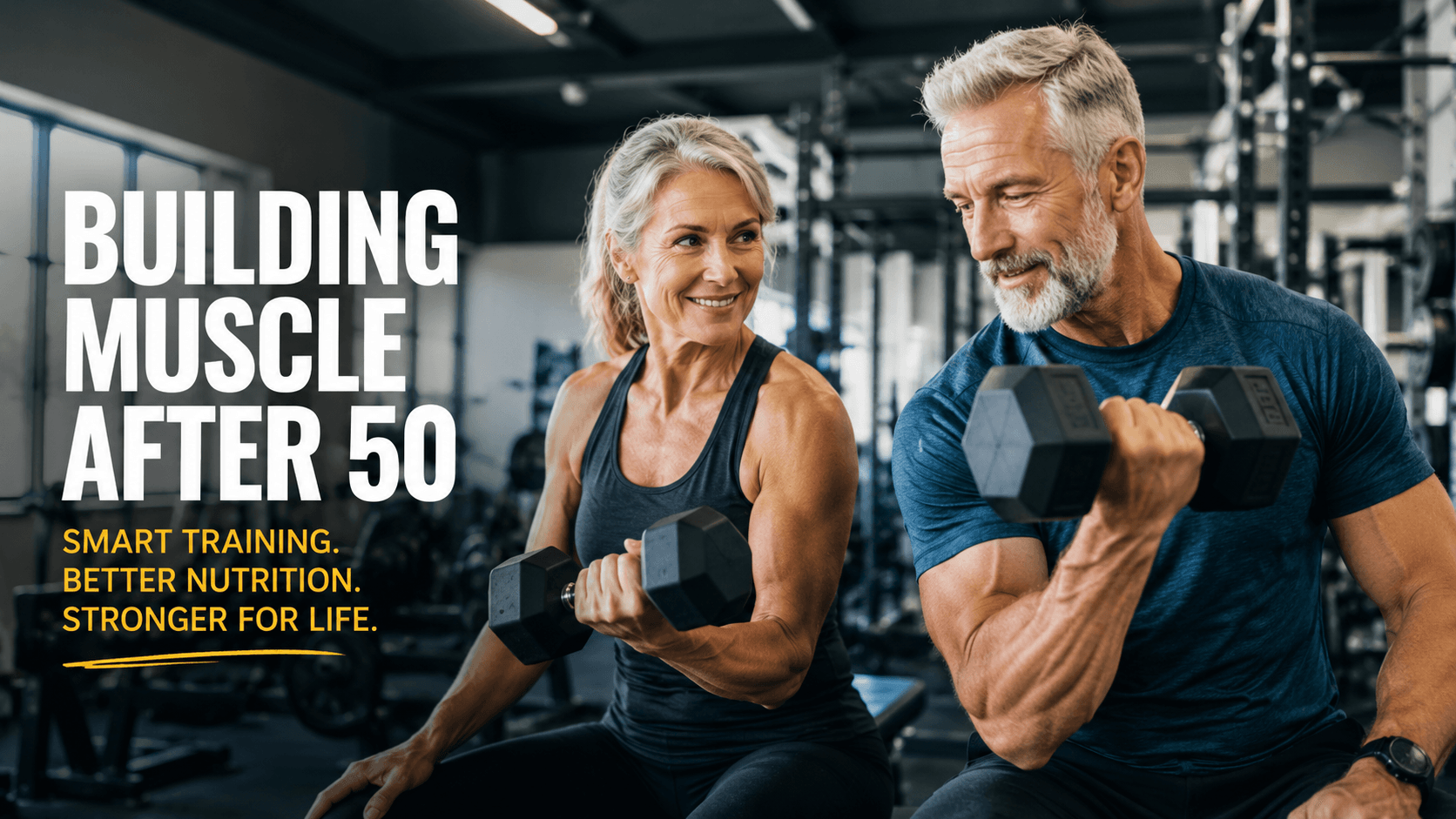 Building muscle after 50 with strength training