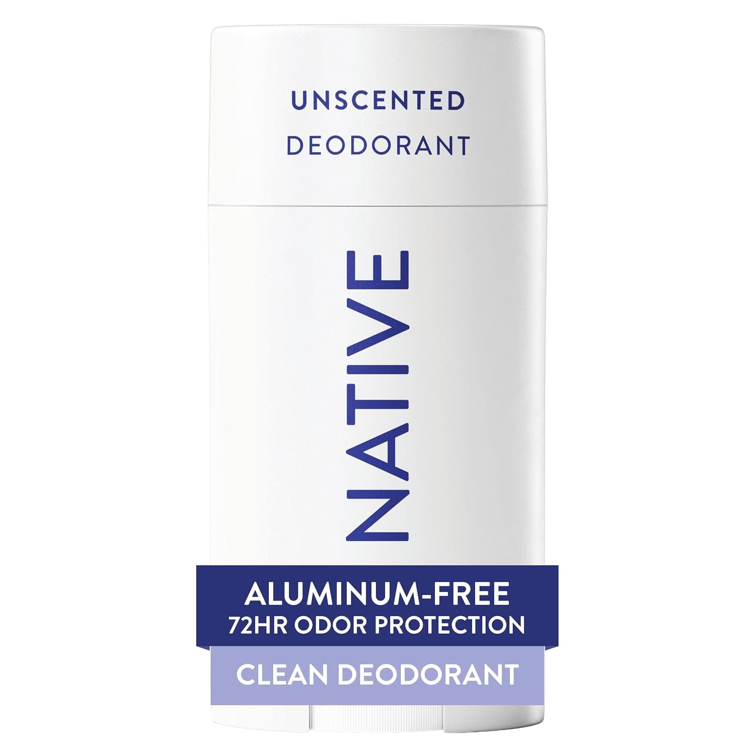 Native unscented aluminum-free deodorant stick