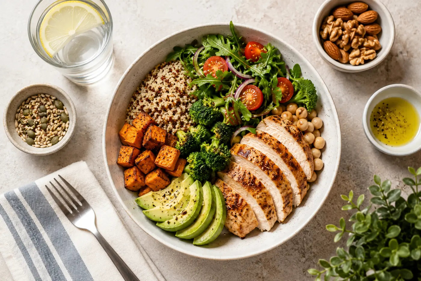 Balanced foods for steady energy without caffeine