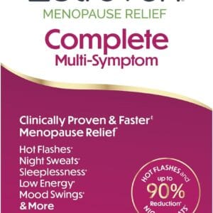 Estroven Complete Multi-Symptom Menopause Supplement box, 28 caplets