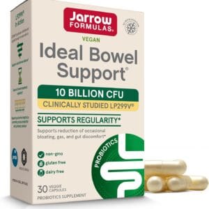 Jarrow Ideal Bowel Support, Probiotic 10 Billion CFU, 30 Capsules