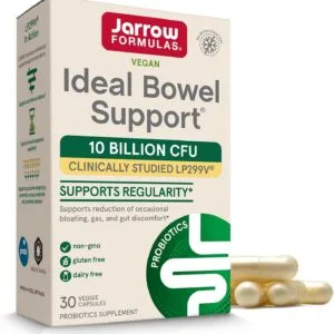 Jarrow Ideal Bowel Support, Probiotic 10 Billion CFU, 30 Capsules