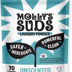 Molly’s Suds unscented laundry detergent powder
