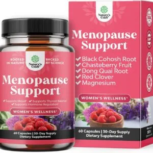 Nature's Craft Menopause Support bottle and box, 60 capsules