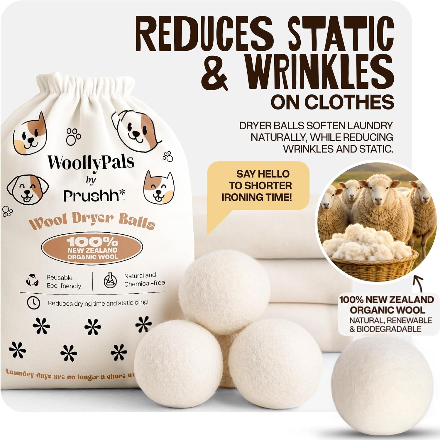 reduce statics wrinkles on the cloth