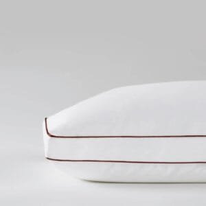 Saatva Latex Pillow Standard Loft Queen with organic cotton cover