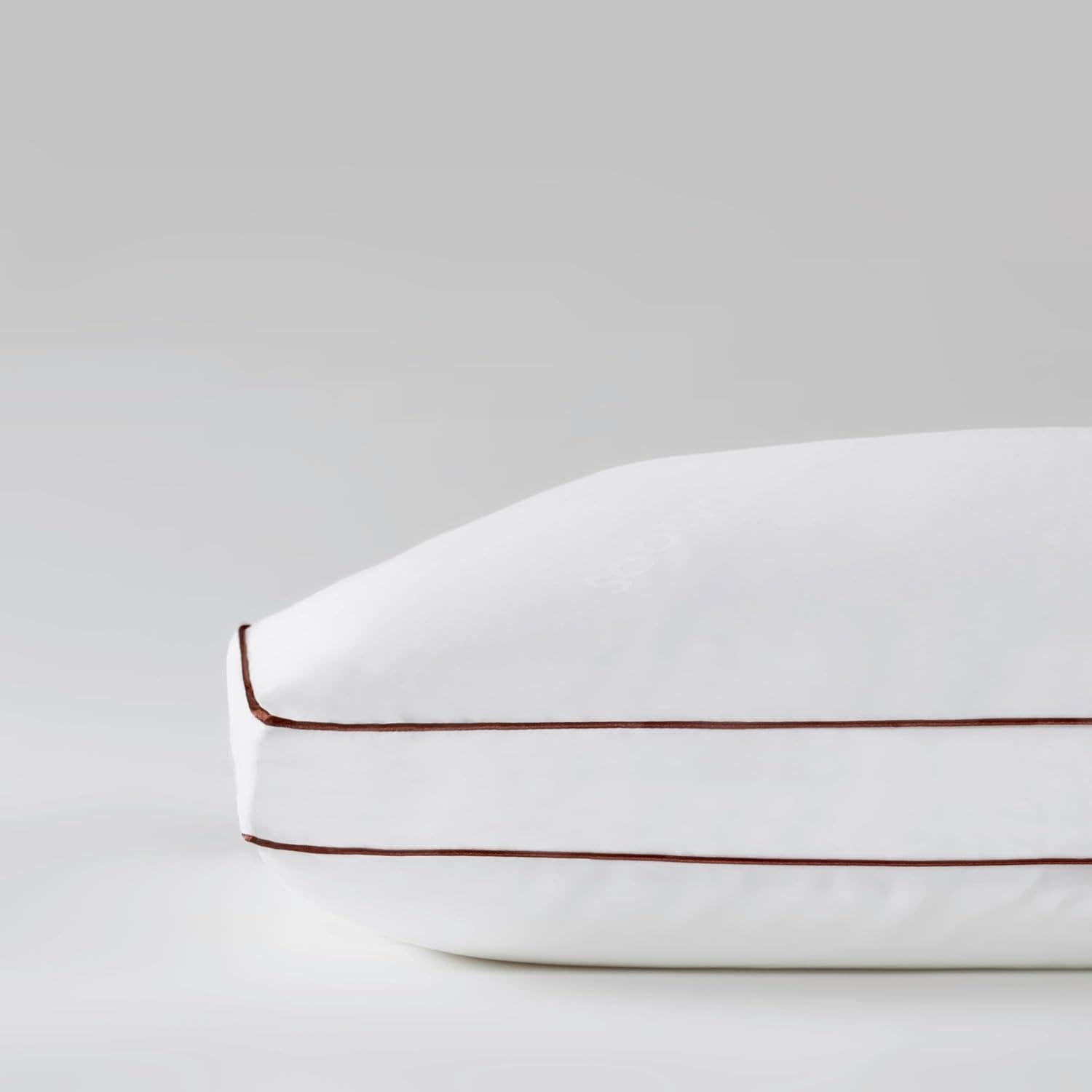 Saatva Latex Pillow Standard Loft Queen with organic cotton cover