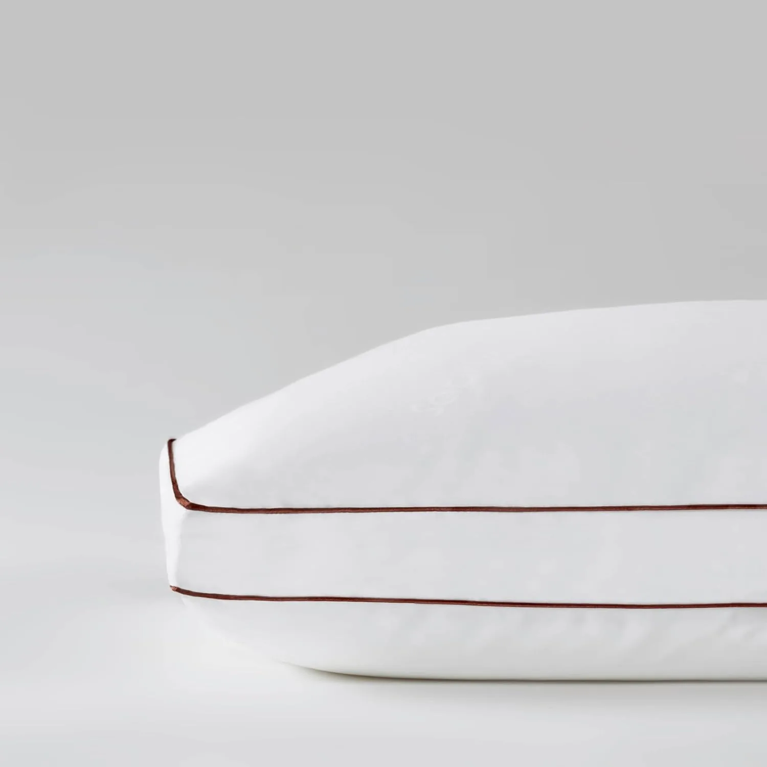 Saatva Latex Pillow Standard Loft Queen with organic cotton cover