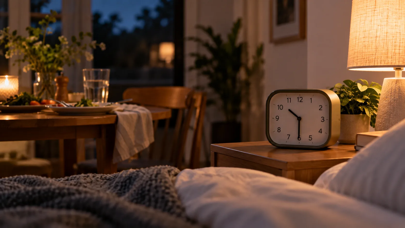 Dinner timing before bedtime for better sleep