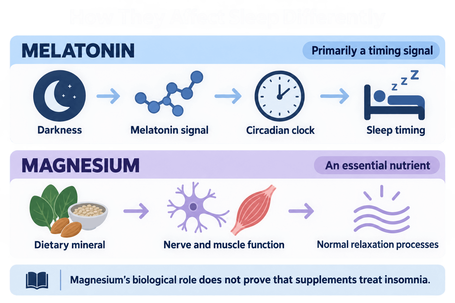 How melatonin and magnesium affect sleep