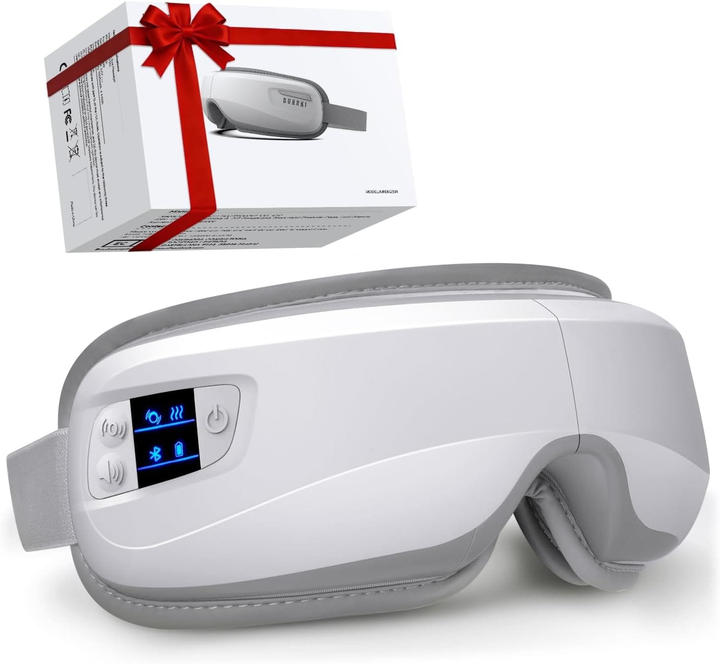 BURRKI heated eye massager with air compression