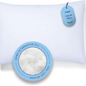 Casper Original down-alternative pillow with cotton cover