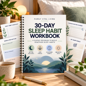 30-Day Sleep Habit Workbook