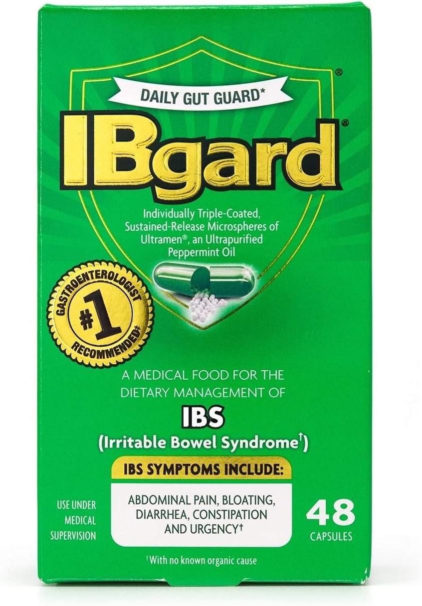 IBgard peppermint oil capsules for irritable bowel syndrome