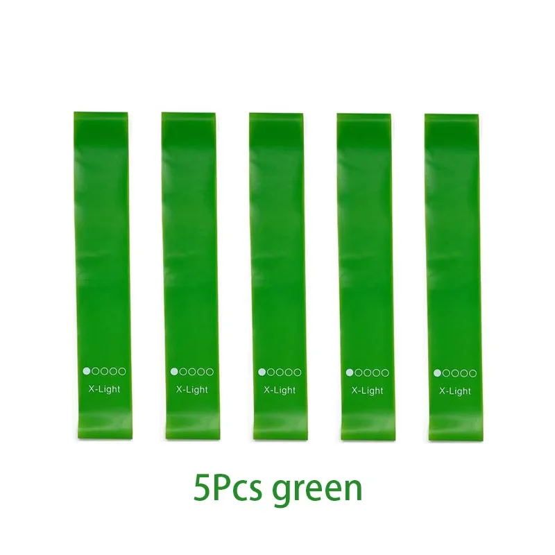 5-Piece Resistance Loop Bands Set with Storage Bag - Image 13