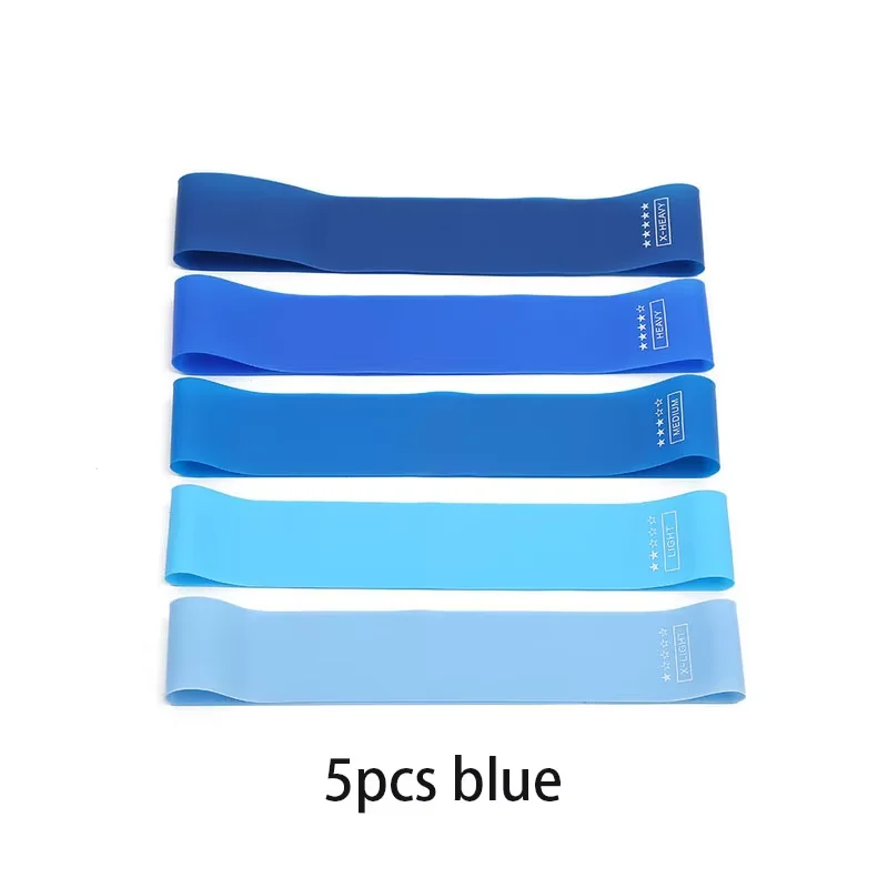 5-Piece Resistance Loop Bands Set with Storage Bag - Image 7