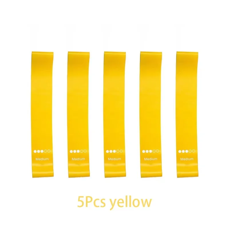 5-Piece Resistance Loop Bands Set with Storage Bag - Image 15