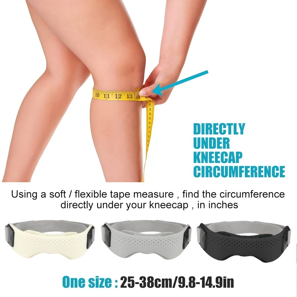 Adjustable Black Knee Strap – Single or 2-Pack - Image 6