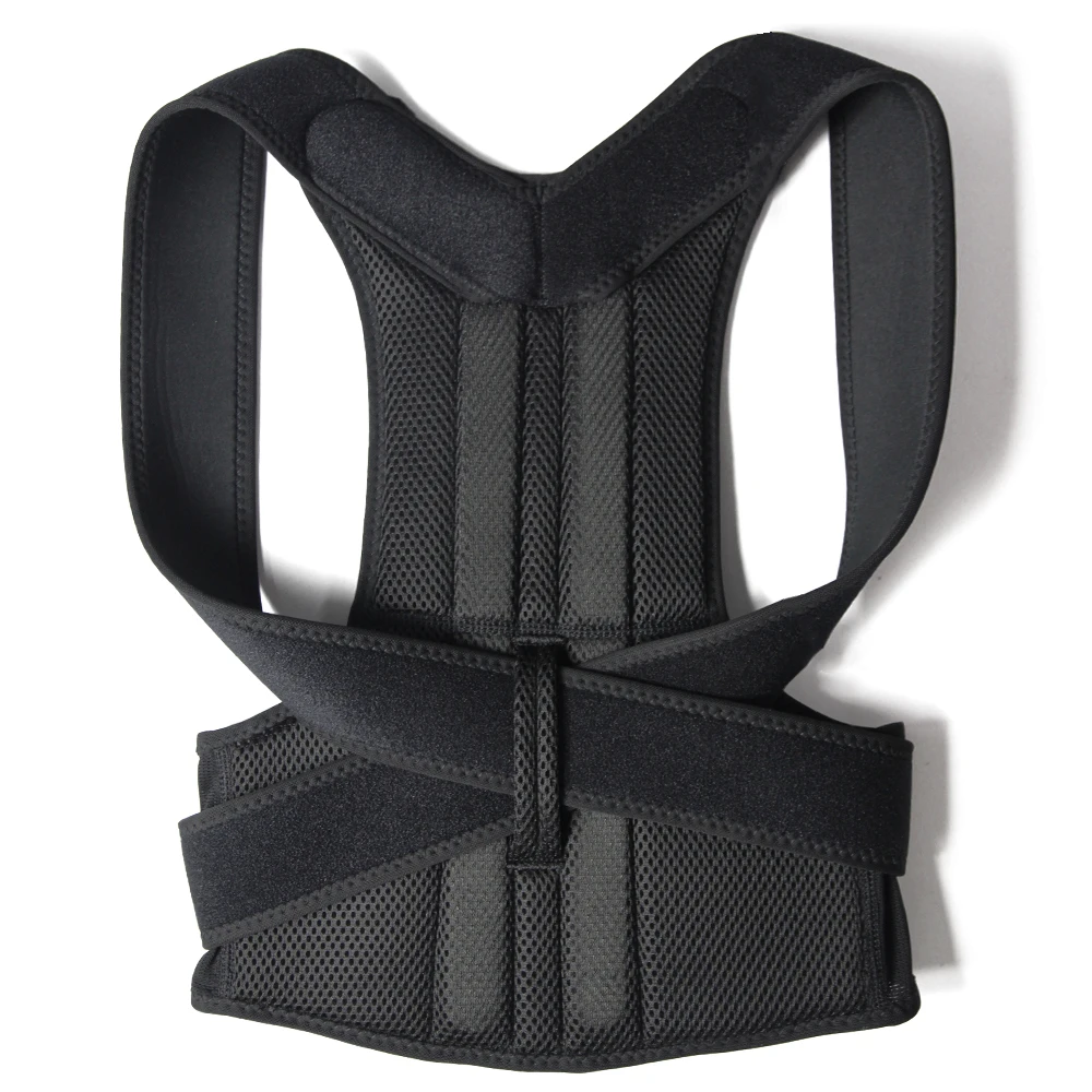 Adjustable Back Support Brace – Black or Grey - Image 8