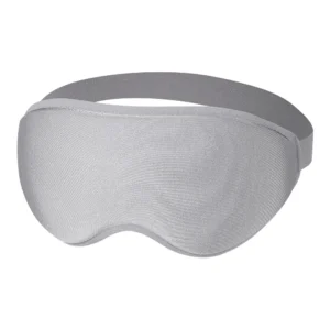 3D Contoured Gray Sleep Mask for Comfortable Rest