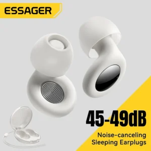 ESSAGER Reusable Earplugs for Sleep, Work & Travel