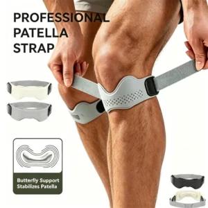 Adjustable Black Knee Strap – Single or 2-Pack