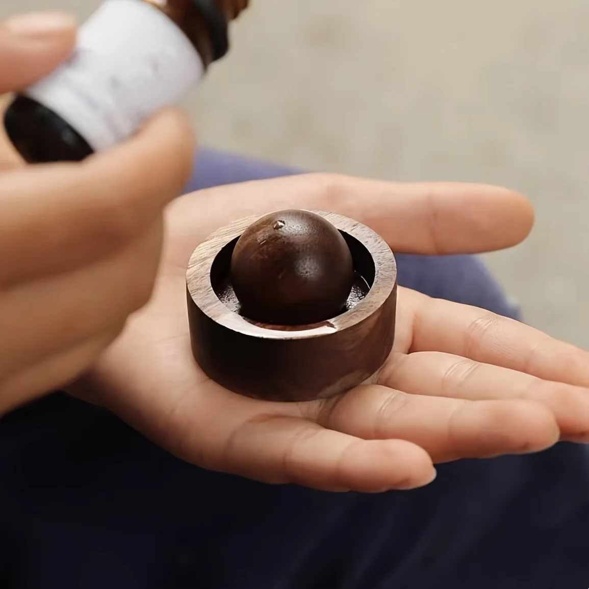 Mini Wooden Essential Oil Diffuser for Home - Image 2
