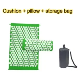 Green Acupressure Massage Mat & Pillow Options