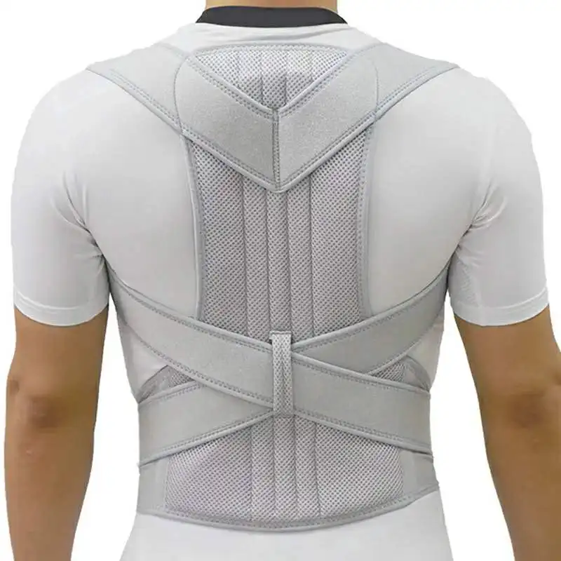 Adjustable Back Support Brace – Black or Grey - Image 7