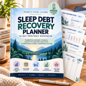 Sleep Debt Recovery Planner Mockup