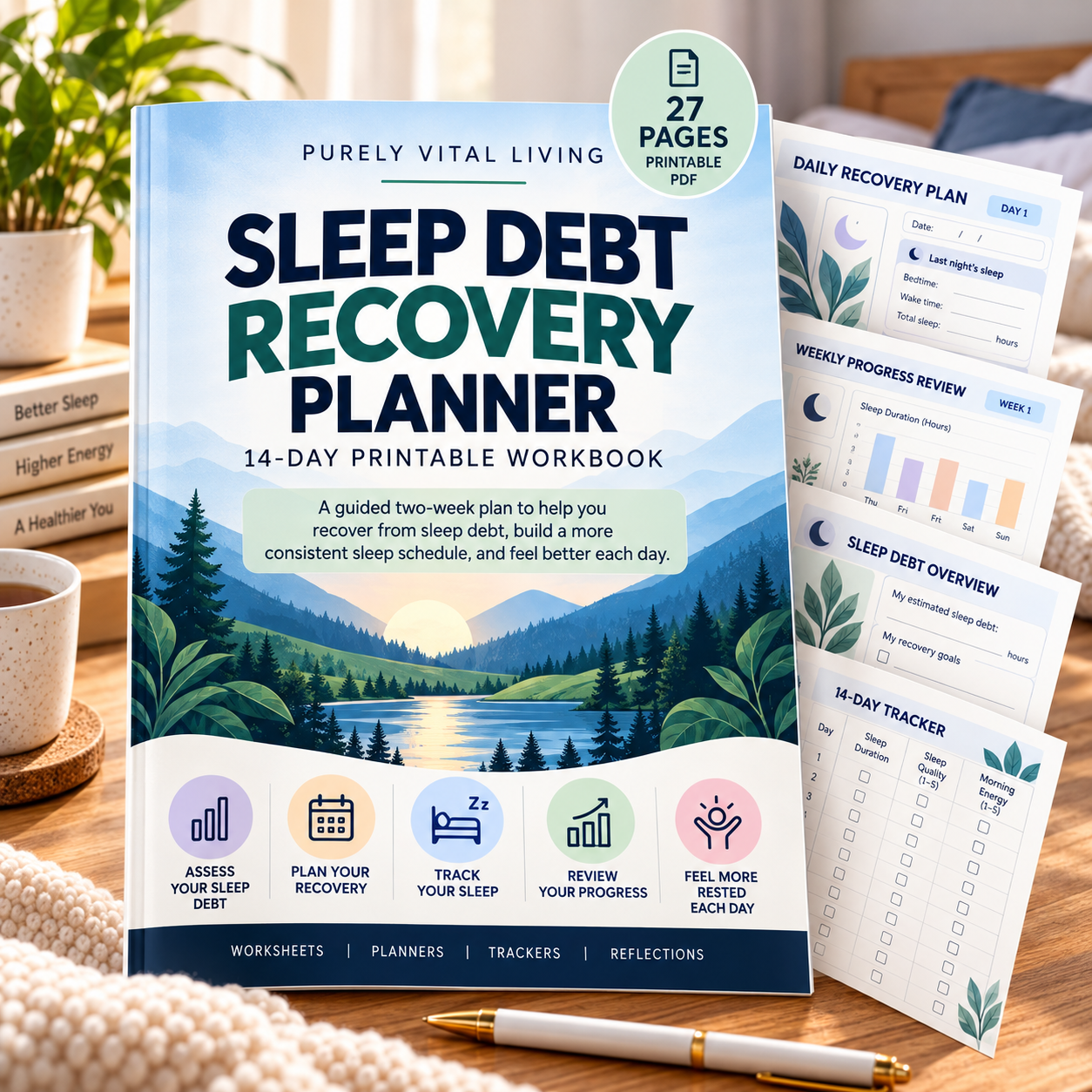 Sleep Debt Recovery Planner Mockup