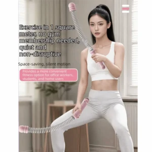 Ropeless battle rope spring resistance arm exerciser for home workouts